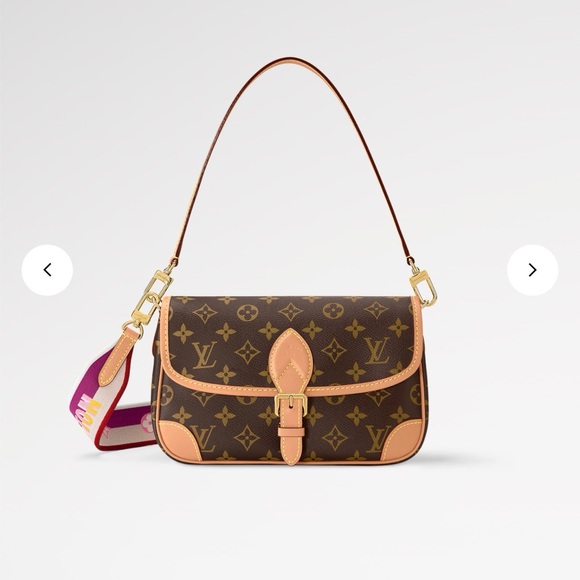 🔥24hrs only🔥Louis Vuitton Logo Shoulder Strap Jacquard Wide Neutral, Pink - Picture 16 of 16